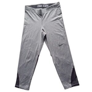 NIKE Pro Cool Dri-Fit Capri Legging Gray Medium